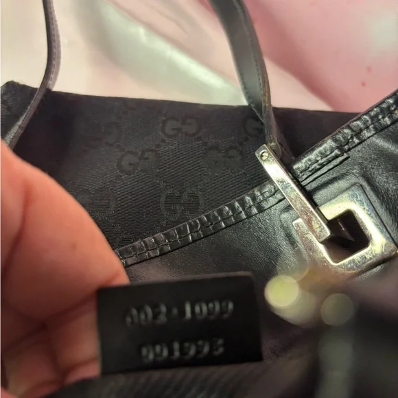 Gucci Black Monogram Tote - Picture 8 of 11